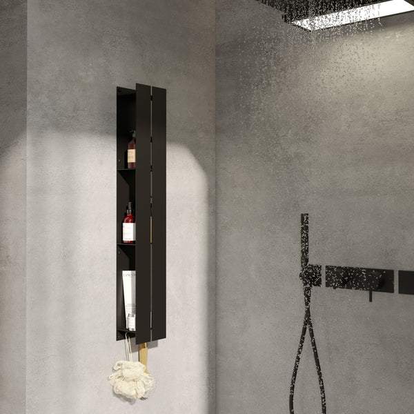 Estante de baño vertical Deseo 4043S. Hecho de acero inoxidable