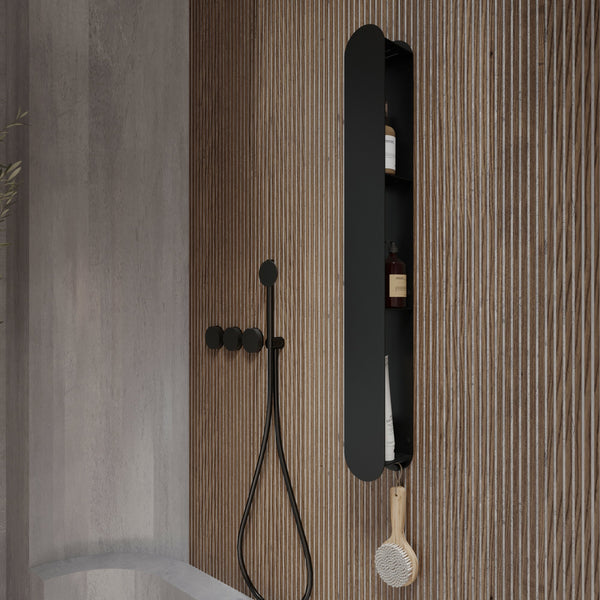 Estante de baño vertical Deseo 4043R 90cm. Hecho de acero inoxidable