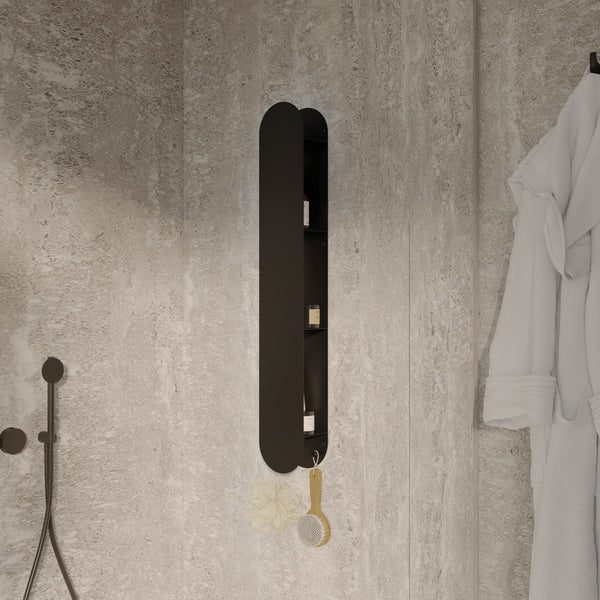 Estante de baño vertical Deseo 4043R 95cm. Hecho de acero inoxidable