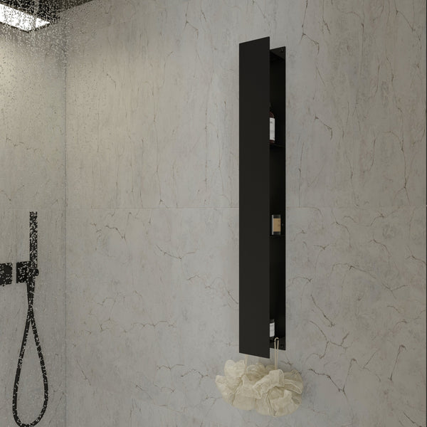 Estante de baño vertical Deseo 4043-1S. Hecho de acero inoxidable