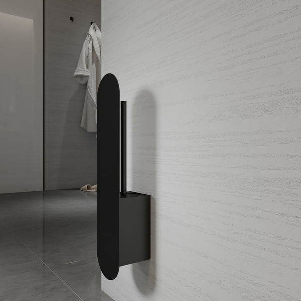 Escobilla de inodoro con soporte decorativo Deseo 4039R. Hecho de acero inoxidable